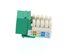 Picture of Cat 6 SpeedTerm Keystone Jack 90 Degree 110 UTP - Green - 1 of 12