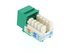 Picture of Cat 6 SpeedTerm Keystone Jack 90 Degree 110 UTP - Green - 2 of 12