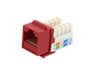 Picture of Cat 6 SpeedTerm Keystone Jack 90 Degree 110 UTP - Red