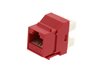 Picture of Cat 6 SpeedTerm Keystone Jack 180 Degree 110 UTP - Red