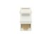 Picture of RJ45 Cat 6 Keystone Jack - Pass Through Panel Mount - White - 3 of 8