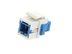 Picture of Fiber Optic Keystone Coupler - SC to SC Singlemode Simplex - White - 0 of 8