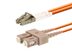 Picture of 4m Multimode Duplex Fiber Optic Patch Cable (62.5/125) - LC to SC - 0 of 4