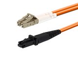 Picture of 5m Multimode Duplex Fiber Optic Patch Cable (62.5/125) - LC to MTRJ