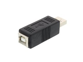 Picture of USB 2.0 Adapter - USB A Male to USB B Female - 5 Pack