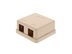 Picture of 2 Port Surface Mount Box - Ivory - 0 of 8