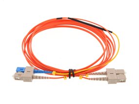 Picture of 1M Mode Conditioning Duplex Fiber Optic Patch Cable (62.5/125) - SC to SC