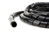 Picture of Black 1/4 Inch Polyethylene Spiral Wrap - 50 Feet