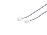 Picture of RJ11 4 Conductor Cross Wired Modular Telephone Cable - 7 FT