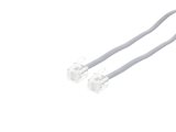 Picture of RJ11 4 Conductor Straight Wired Modular Telephone Cable - 7 FT