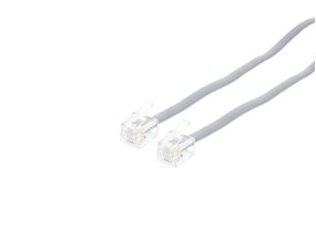 Picture of RJ11 4 Conductor Straight Wired Modular Telephone Cable - 25 FT