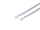 Picture of RJ12 6 Conductor Cross Wired Modular Telephone Cable - 7 FT