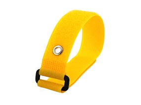 Picture of 12 x 1 Inch Yellow Cinch Strap with Eyelet - 5 Pack