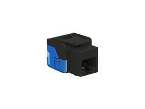 Picture of Cat5e Modular Keystone Jack - RJ45 (8P8C) Ez - Black