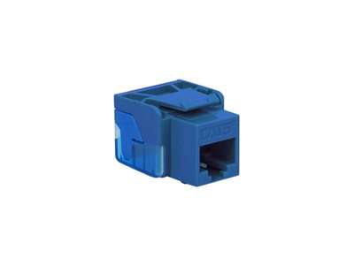 Picture of Cat5e Modular Keystone Jack - RJ45 (8P8C) Ez - Blue