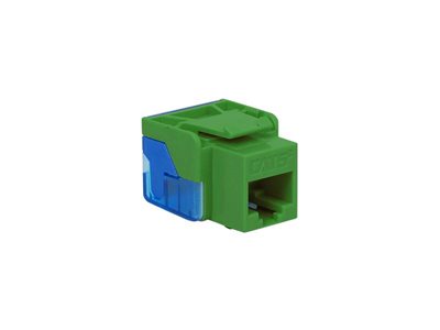 Picture of Cat5e Modular Keystone Jack - RJ45 (8P8C) Ez - Green