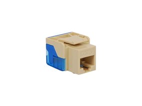 Picture of Cat5e Modular Keystone Jack - RJ45 (8P8C) Ez - Ivory