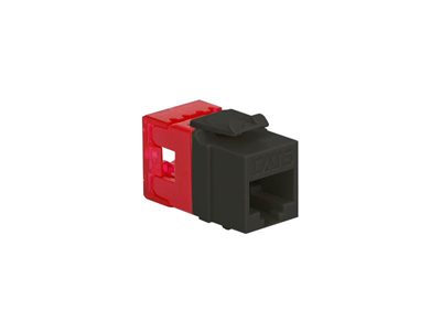 Picture of Cat 6 Modular Keystone Jack - RJ45 (8P8C) Hd - Black