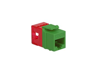 Picture of Cat 6 Modular Keystone Jack - RJ45 (8P8C) Hd - Green