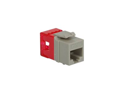 Picture of Cat 6 Modular Keystone Jack - RJ45 (8P8C) Hd - Gray