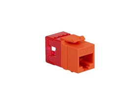 Picture of Cat 6 Modular Keystone Jack - RJ45 (8P8C) Hd - Orange