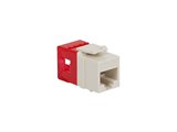 Picture of Cat 6 Modular Keystone Jack - RJ45 (8P8C) Hd - White