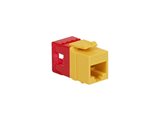 Picture of Cat 6 Modular Keystone Jack - RJ45 (8P8C) Hd - Yellow