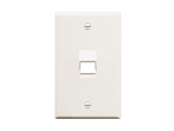 Picture of Faceplate Angled 1-gang 1-port White