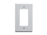 Picture of Glossy Decorator Style Face Plate - Single Gang - White