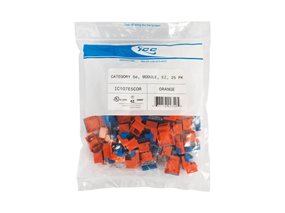 Picture of Module Cat 5e Ez 25 Pk Orange