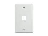 Picture of Faceplate Flat 1-gang 1-port White