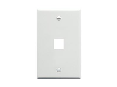 Picture of Faceplate Oversized 1-port White