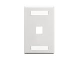 Picture of Blank Faceplate Id 1-gang 1-port White