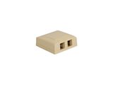 Picture of Surface Mount Box Elite 2-port Ivory