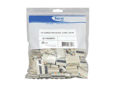 Picture of 110 CONNECTING BLOCK, 5-PAIR, 100 PK