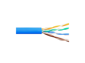 Picture of Solid CAT5e UTP 350 MHz Riser Cable - Blue - 1000 FT