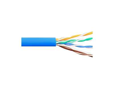 Picture of Solid CAT5e UTP 350 MHz Riser Cable - Blue - 1000 FT