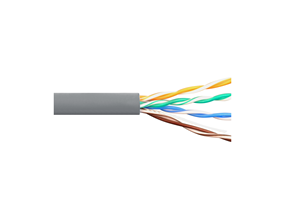 Picture of Solid CAT5e UTP 350 MHz Riser Cable - Gray - 1000 FT