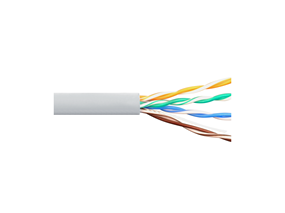 Picture of Solid CAT5e UTP 350 MHz Riser Cable - White - 1000 FT