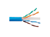 Picture of Solid Cat 6e UTP 600 MHz Riser Cable - Blue - 1000 FT