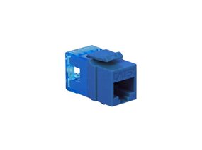 Picture of Cat5e Modular Keystone Jack - RJ45 (8P8C) Hd - Blue