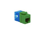 Picture of Cat5e Modular Keystone Jack - RJ45 (8P8C) Hd - Green