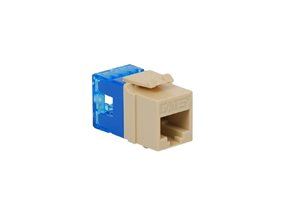 Picture of Cat5e Modular Keystone Jack - RJ45 (8P8C) Hd - Ivory