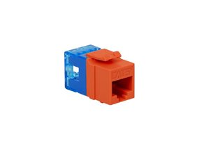 Picture of Cat5e Modular Keystone Jack - RJ45 (8P8C) Hd - Orange