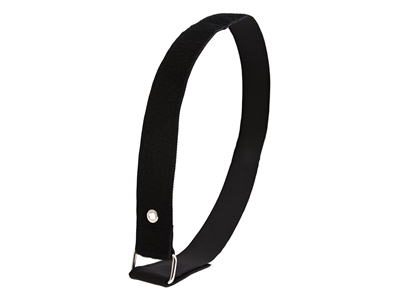 Picture of 36 x 1 1/2 Inch Heavy Duty Black Cinch Strap with Eyelet - 5 Pack