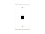 Picture of 1 Port Keystone Faceplate - Single Gang - White