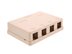 Picture of 4 Port Surface Mount Box - Ivory - 3 of 8