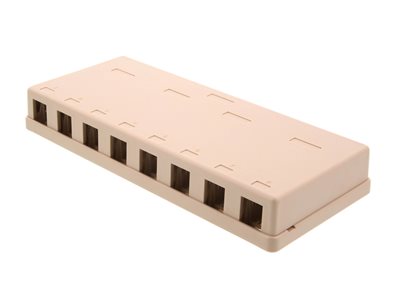 Picture of 8 Port Surface Mount Box - Ivory