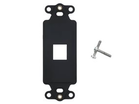 Picture of 1 Port Decorex Face Plate Insert - Black