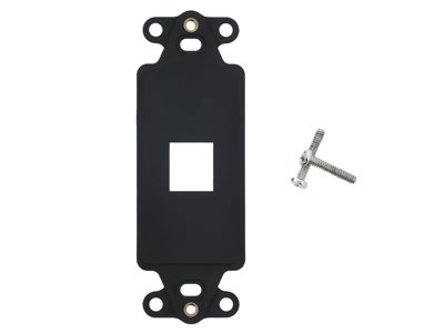 Picture of 1 Port Decorex Face Plate Insert - Black